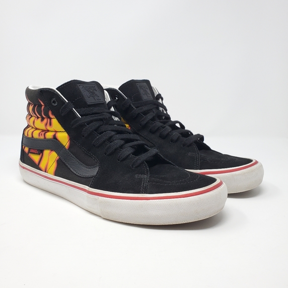 Vans Other - High Top Vans Thrasher Skate Limited edition Size 12 Black and Red Off the Wall